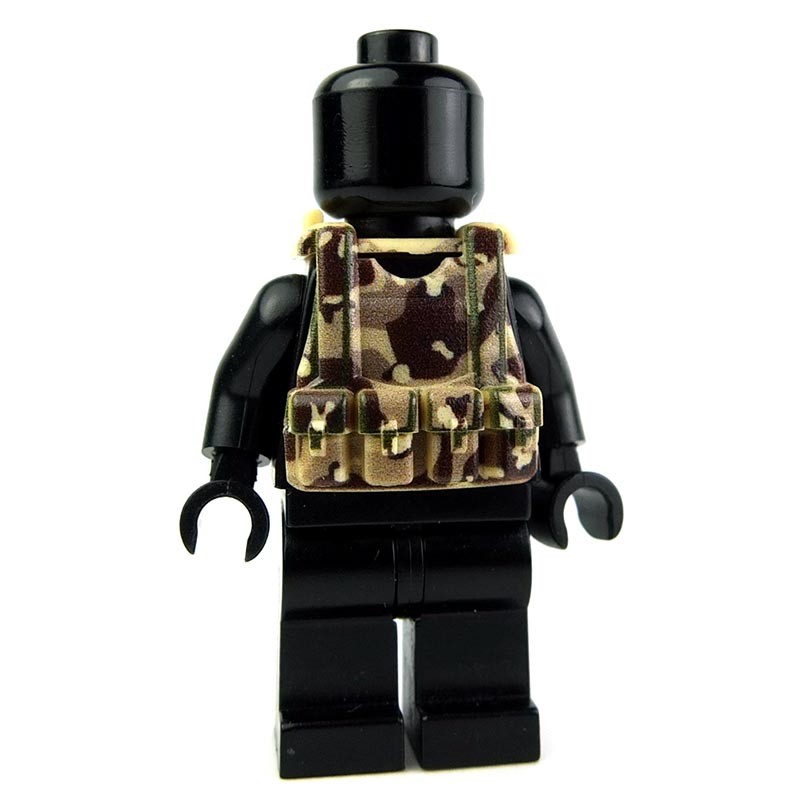 Custom TACTICAL RIFLE Desert Camo for Lego Minifigures