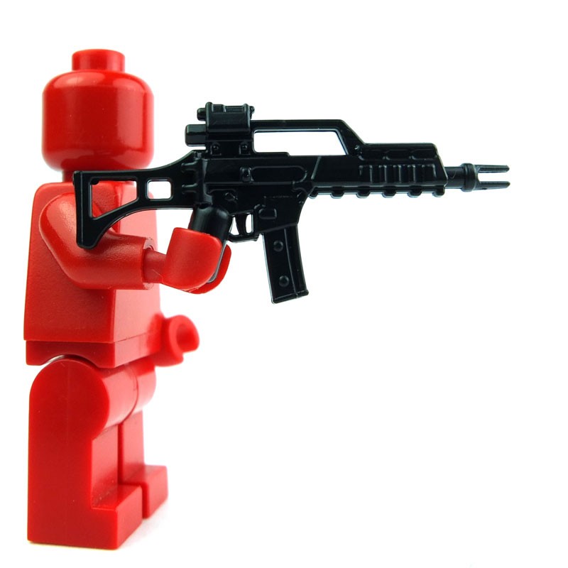 SIDAN Black G36C Rifle Weapons for Brick Minifigures