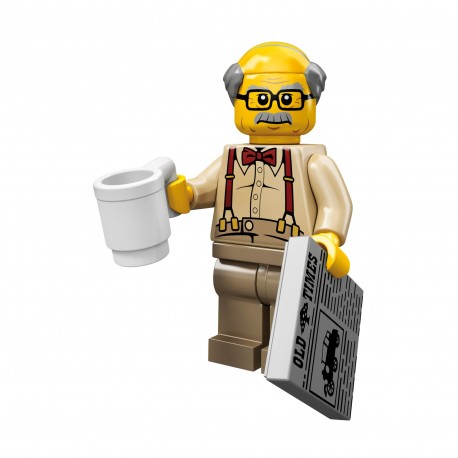 Lego Minifig Serie 10 le grand-père (La Petite Brique)