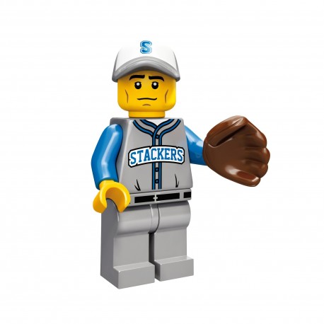 Lego Minifig Serie 10 le joueur de baseball (La Petite Brique)