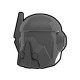 Lego Custom Minifig Dark Gray Merc Helmet (La Petite Brique)
