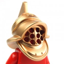 Lego Accessoires Minifig Casque Gladiateur (Metallic Gold) (La Petite Brique)
