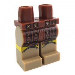 Lego Accessoires Minifig Jambes - ceinture romaine, médaillons dorés (La Petite Brique)