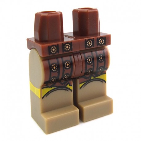Lego Accessoires Minifig Jambes - ceinture romaine, médaillons dorés (La Petite Brique)