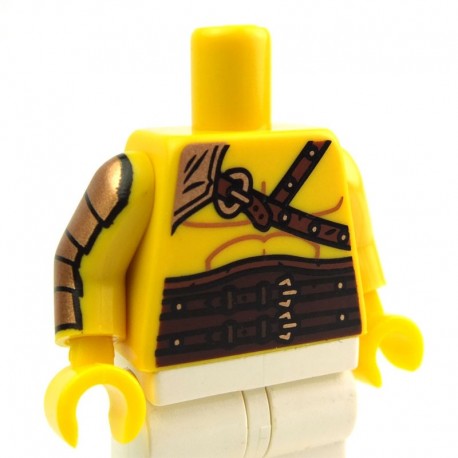 Lego Accessoires Minifig Torse Gladiateur, armure dorée sur le bras (La Petite Brique)