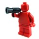 Black Minifig, Utensil Loudhailer / SW Blaster