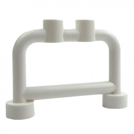 Lego Accessoires Minifig Barrière de sécurité (Blanc) (La Petite Brique)