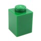 Lego Pièces Détachées Brique 1x1 (Vert)