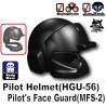 Pilot Helmet HGU-56 + MFS-2 (Black)