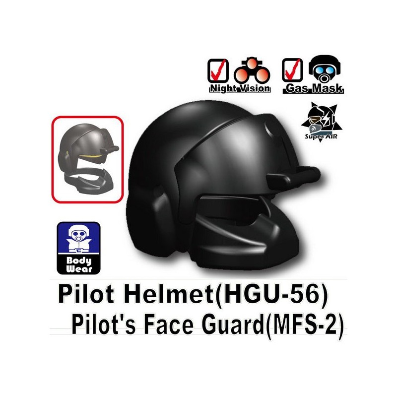 Lego ® Accessoire Minifig Casque Pilote Visière Helmet Choose Color 2446 30124 