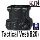 Lego Si-Dan Toys Tactical Vest B20 (noir) (La Petite Brique)