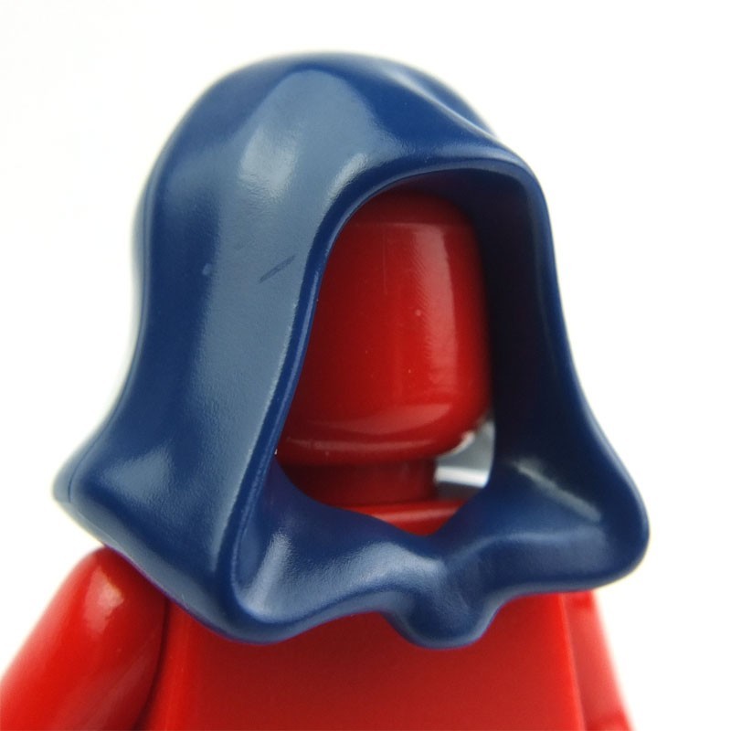 Lego mini figure 1 Dark Blue Headgear Hood Hat NEW 