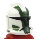 White Minifig, Headgear Helmet SW Clone Trooper, Commander Gree