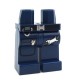 Lego Accessoires Minifig Jambes avec holster et poche (Dark Blue) (La Petite Brique)