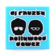 Tile 2 x 2 'dj rhuzky', 'hollywood dawez', Black Heads with Glasses (Medium Azure)