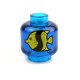 Lego Accessoires Minifig Bocal Poisson (Trans-Dark Blue) (La Petite Brique)