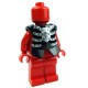 Black Minifig, Armor Breastplate with Leg Protection, Fantasy Era Skeleton