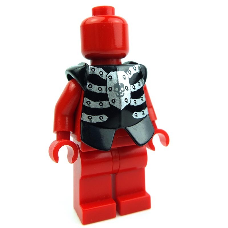 Lego 20 New Black Minifigure Armor Breastplate with Shoulder Spikes Ninjago