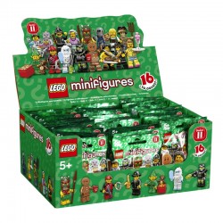 Lego Minifig 71002 - Boite complète de 60 sachets - Série 11 (La Petite Brique)
