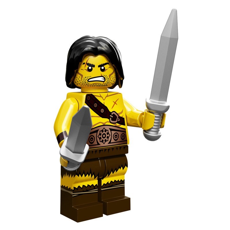 Serie 11 Figur 1 LEGO Minifiguren 71002 M11 F1 + Barbarian Barbar 