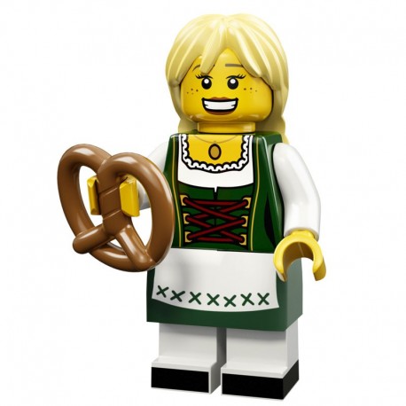 Lego Minifigure Serie 11 71002 la femme bavaroise (La Petite Brique)