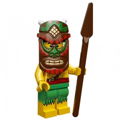 Lego Minifigure Serie 11 71002 le guerrier tiki (La Petite Brique)