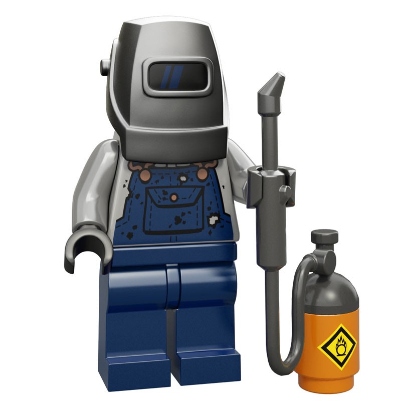 Lego minifigures series 11 #10 Welder Lego minifigures series 11 #10 Welder