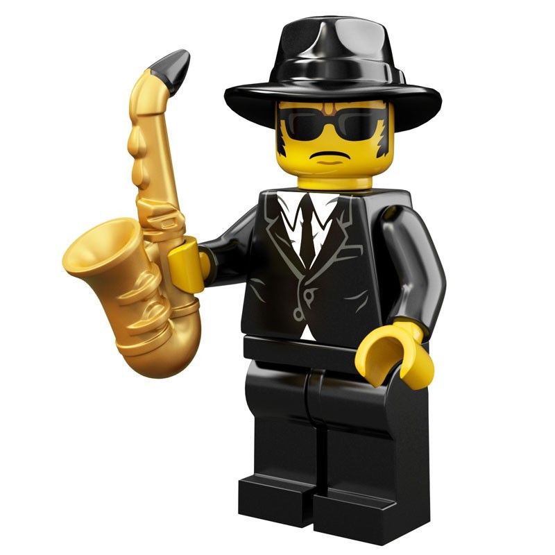 Lego® City Zubehör Minifigur Saxophone Player  Neu 