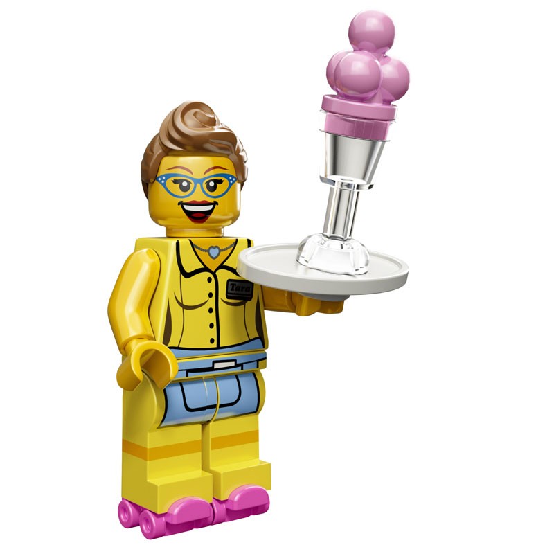 Lego Minifigure Diner Waitress Series 11 Roller Skates Tara FREE UK POSTAGE 