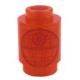 Lego Accessoires Minifig Casque Globe de l'Etoile noire (Trans-Neon Orange) (La Petite Brique)