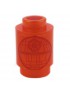 Lego Accessoires Minifig Casque Globe de l'Etoile noire (Trans-Neon Orange) (La Petite Brique)