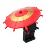 Lego Si-Dan ombrelle japonaise (rouge - doré) (La Petite Brique)