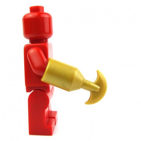 Lego Custom BRICK WARRIORS Scissor﻿ (Pearl Gold) La Petite Brique