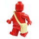 Lego Accessoires Minifig - Sac besace (Beige) (La Petite Brique)