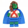 Lego Custom Minifig EclipseGRAFX Martian Girl (Ms Martian) (La Petite Brique)