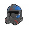 Lego Custom Minifig AREALIGHT Dark Gray 501st Jet Trooper Helmet (La Petite Brique) Star Wars