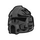 Dark Gray Clone Pilot Warthog Helmet