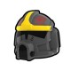 Lego Custom Minifig AREALIGHT Dark Gray Clone Pilot Odd Ball Helmet (La Petite Brique)
