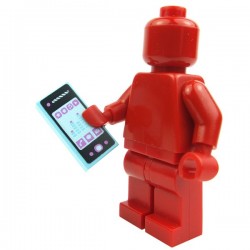 Lego Accessoires Minifig Téléphone Smartphone - Tile 1 x 2 (La Petite Brique)