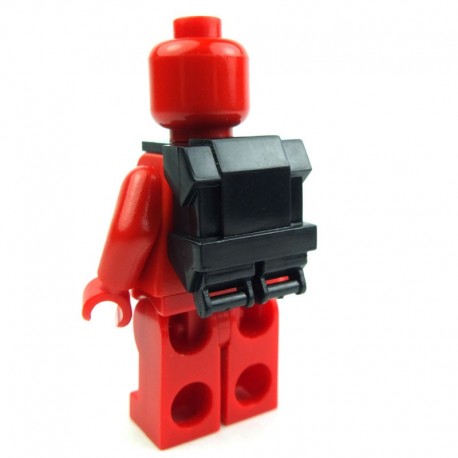 Lego Accessoires Minifig CLONE ARMY CUSTOMS Commando Back Pack (noir) Star Wars (La Petite Brique)