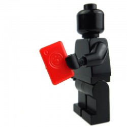Lego Custom Minifig Si-Dan Toys mPad (rouge) (La Petite Brique)