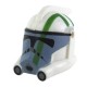 Lego Minifig CLONE ARMY CUSTOMS Casque Arc Trooper Blitz (Green print) (La Petite Brique) Star Wars