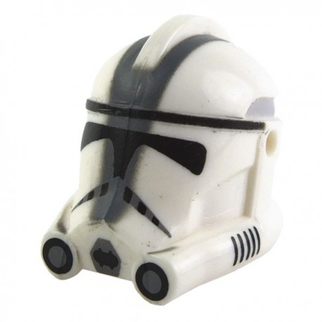 Clone Phase 2 "501st" Trooper Helmet (Dark Bluish Gray print)