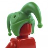Lego Custom Accessoires Minifig BRICK WARRIORS Chapeau de bouffon (vert) (La Petite Brique)
