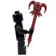 Lego Accessoires Minifig Custom BRICK WARRIORS Jester Staff (rouge foncé) La Petite Brique