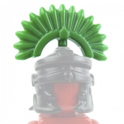 Lego Custom Accessoires Minifig BRICK WARRIORS Plume Romain (vert) (La Petite Brique)