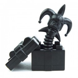 Lego Custom Accessoires Minifig BRICK WARRIORS Death in the Box (noir) (La Petite Brique)