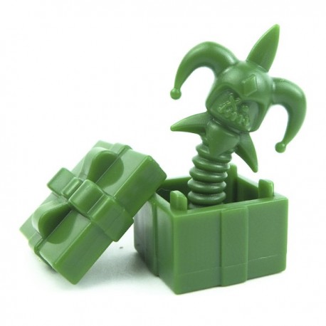 Lego Custom Accessoires Minifig BRICK WARRIORS Death in the Box (vert) (La Petite Brique)