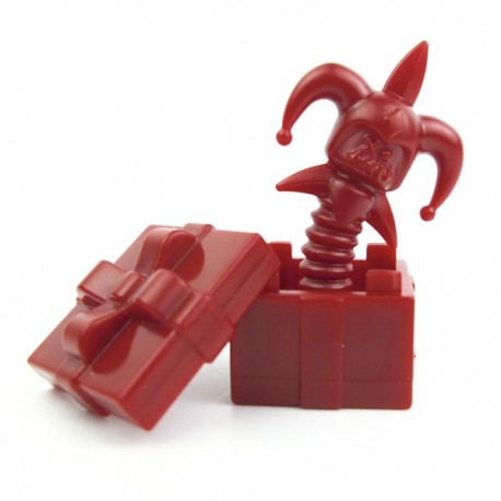 Lego Custom Accessoires Minifig BRICK WARRIORS Death in the Box (Dark Red) (La Petite Brique)