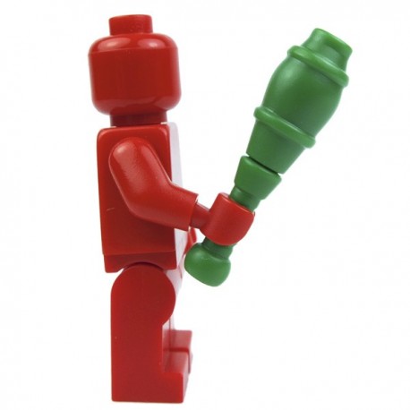 Lego Custom Accessoires Minifig BRICK WARRIORS Juggling Pin (vert) (La Petite Brique)